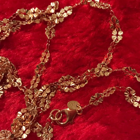 Vintage Bronze Milor Italy Rose Gold Link Necklace - Picture 13 of 16